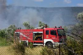 Φωτιά στο Πλωμάρι της Λέσβου, 112 για ετοιμότητα