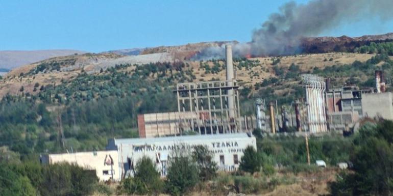 Πτολεμαΐδα: Πυρκαγιά κοντά στο παλιό ορυχείο της ΔΕΗ