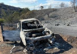 Πύρινος εφιάλτης στο Ωραιόκαστρο: Αυτό είναι το όχημα του 76χρονου από το οποίο ξεκίνησε η μεγάλη φωτιά