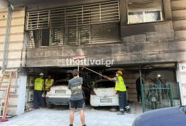 Θεσσαλονίκη: Ξεκίνησαν οι εργασίες αποκατάστασης στην πολυκατοικία όπου διαμένει η Αφροδίτη Νέστορα – Δείτε βίντεο