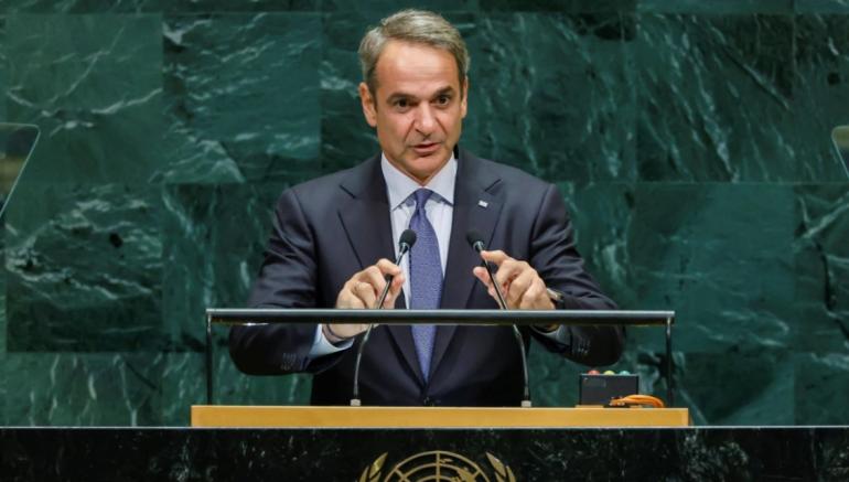Μητσοτάκης στον ΟΗΕ: Χαμηλοί τόνοι προς την Τουρκία, σταθερές θέσεις για casus belli και UNCLOS