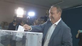 Ψήφισε ο υποψήφιος δήμαρχος Θεσσαλονίκης Στέλιος Αγγελούδης