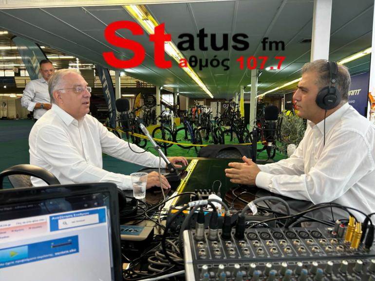 Θεοδωρικάκος στον Status FM: Με τον Μητσοτάκη ξέρεις ότι οι υποσχέσεις θα γίνουν πράξη - Με τον Τσίπρα θα γίνουν τα ακριβώς ανάποδα