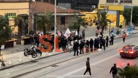 Θεσσαλονίκη: Συγκέντρωση υπέρ της Παλαιστίνης έξω από κεντρικό ξενοδοχείο (VIDEO)