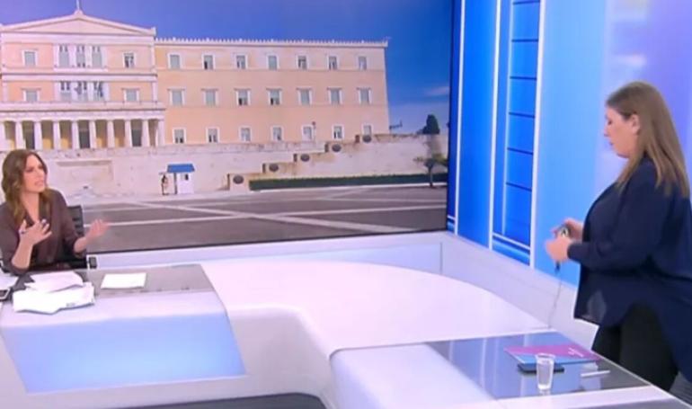Η Ζωή Κωνσταντοπούλου αποχώρησε on air από την εκπομπή του ΣΚΑΪ επειδή… την ρώτησαν για τον Αλέξη Τσίπρα