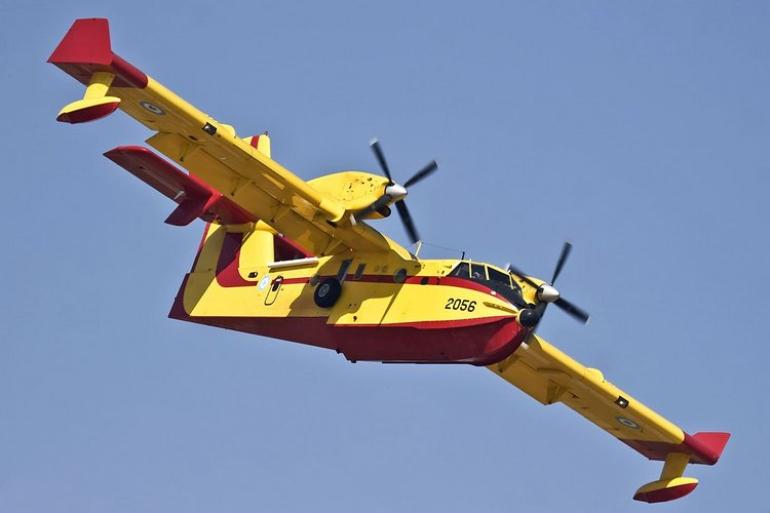 Πυρκαγιά στο Στρυμονικό Σερρών - Επιχειρούν και εναέρια μέσα