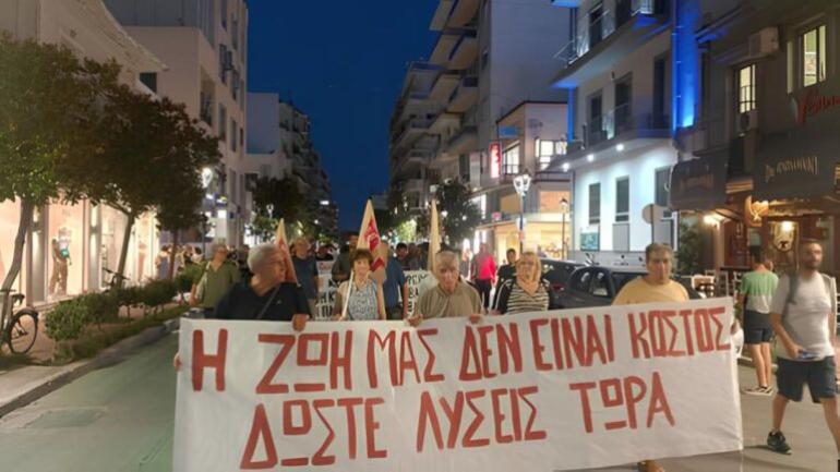 Συλλαλητήριο στον Βόλο ένα χρόνο μετά τις πλημμύρες