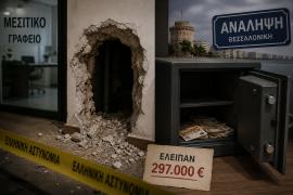 Ριφιφί στη Θεσσαλονίκη με λεία κοντά στα 300 χιλ. ευρώ