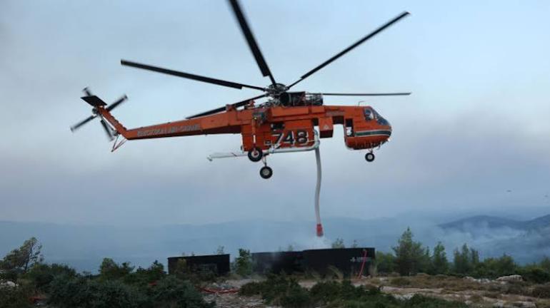 Θεσσαλονίκη: Πυρκαγιά στο Νέο Ρύσιο - Επιχειρούν δύο εναέρια μέσα