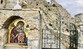 Στη Θεσσαλονίκη για τη γιορτή του Αγίου Δημητρίου η εικόνα της Παναγίας Χοζοβιώτισσας από την Αμοργό