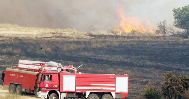 ΤΩΡΑ-Θεσσαλονίκη: Πυρκαγιά και στη Νέα Απολλωνία