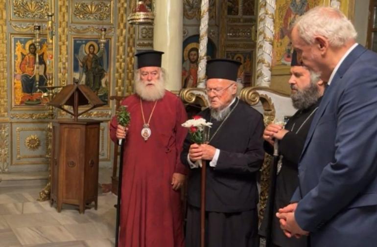 Στην Ίμβρο ο Πατριάρχης Βαρθολομαίος για τη γιορτή της Κοίμησης της Θεοτόκου