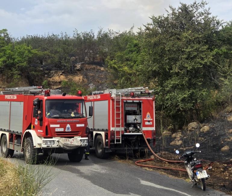 Πυρκαγιά σε αγροτοδασική έκταση στην Καλή Πέλλας - Επιχειρεί και ελικόπτερο (ΦΩΤΟ)