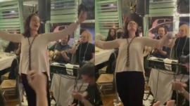 BINTEO - Αννα Διαμαντοπούλου: Το αποκριάτικο ζεϊμπέκικο σε ταβέρνα στην Κοζάνη