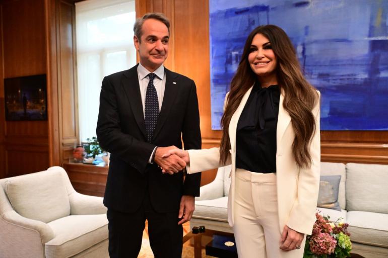 Σε εξέλιξη η συνάντηση Μητσοτάκη με Γκιλφόιλ: Ο διάλογος στις κάμερες - Δείτε φωτογραφίες