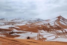 Χιόνισε στη Σαχάρα - Εντυπωσιακές εικόνες