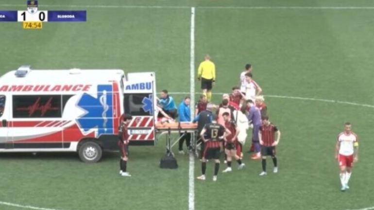 ΒΙΝΤΕΟ-Τρομακτική σύγκρουση ποδοσφαιριστών στη Σερβία