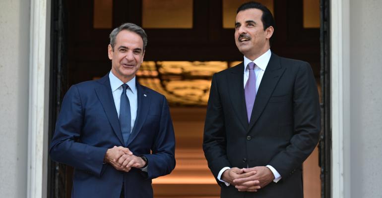 «Ευχαριστώ την Ελλάδα για τη στάση της»: Ο εμίρης του Κατάρ σε Μητσοτάκη με μηνύματα για νέες επενδύσεις και επαίνους για την ελληνική οικονομία