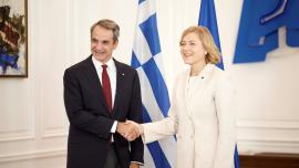 Κ. Μητσοτάκης σε αντιπρόεδρο της Κομισιόν: Μας απασχολεί η προστασία των ανηλίκων στην ψηφιακή εποχή