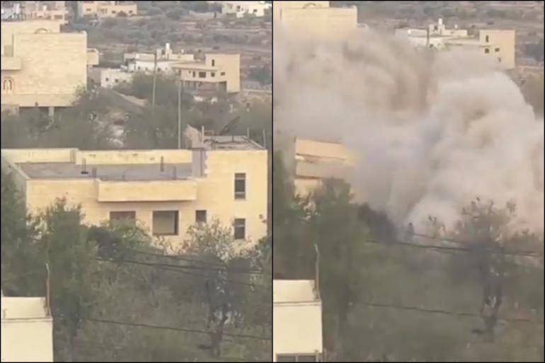 Βίντεο: Η στιγμή που οι ισραηλινές δυνάμεις βομβαρδίζουν το σπίτι υπαρχηγού της Χαμάς
