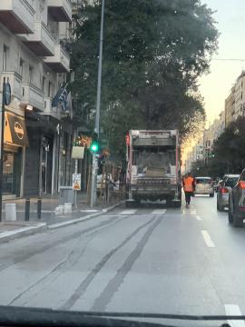 Θεσσαλονίκη - Μέτρα για το Fly Over: Δύσκολη η αποκομιδή απορριμμάτων το βράδυ