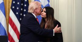 Τραμπ: Η Κίμπερλι Γκίλφοιλ δεν ήταν ποτέ μέλος της οικογένειάς μου, έβγαινε με το γιο μου πριν από πολύ καιρό