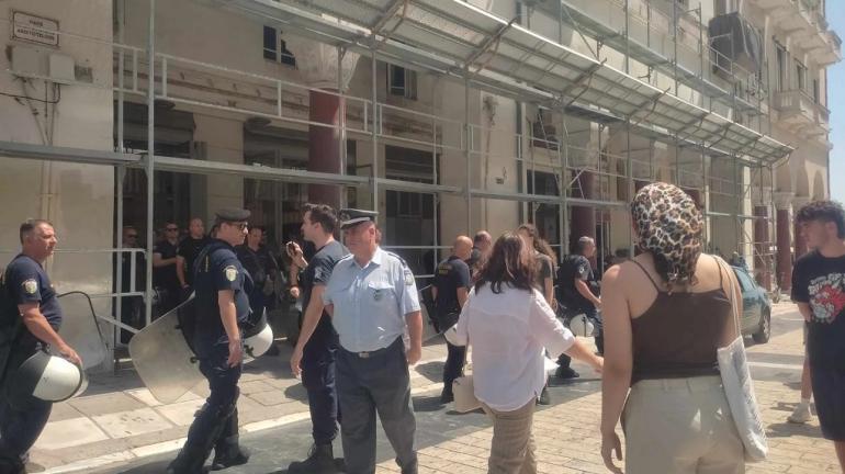 Θεσσαλονίκη: Προσαγωγή οκτώ ατόμων που διαμαρτύρονταν για την Παλαιστίνη