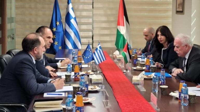 Γ. Γεραπετρίτης από τη Ραμάλα: Επείγουσα η ανάγκη ανθρωπιστικής παύσης, για τη δημιουργία ανθρωπιστικών διαδρόμων στη Γάζα