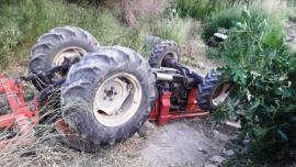 Εκτροπή και ανατροπή τρακτέρ στο Κιλκίς - Στο νοσοκομείο 72χρονος