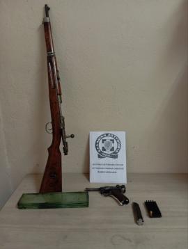 Πέλλα: Συνελήφθη άνδρας που έκρυβε όπλα στην αποθήκη του σπιτιού του (ΦΩΤΟ)