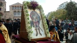 Θεσσαλονίκη: Σήμερα η περιφορά της ιερής εικόνας και των λειψάνων του Αγίου Δημητρίου