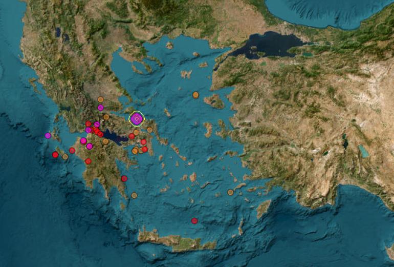 Ισχυρές σεισμικές δονήσεις 4,8 και 5,2 Ρίχτερ στην Εύβοια