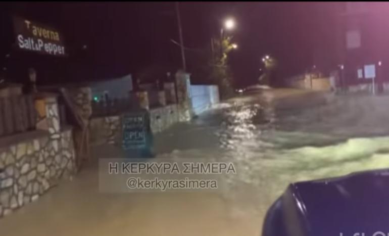 Σφοδρή κακοκαιρία σαρώνει Κέρκυρα, Ήπειρο και Καστοριά – Εκτεταμένες ζημιές