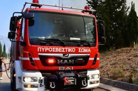 Χωρίς ενεργό μέτωπο η φωτιά στο Μονοπήγαδο στο Δήμο Θέρμης