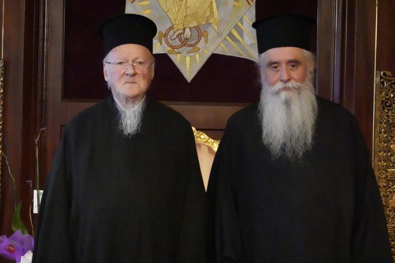 Στο Οικουμενικό Πατριαρχείο ο νέος Ηγούμενος της Μονής Σινά κ. Συμεών