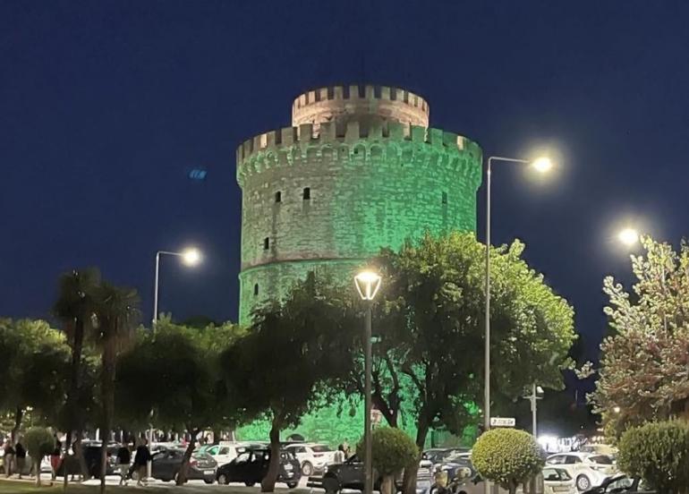 Θεσσαλονίκη: Στα πράσινα σήμερα ο Λευκός Πύργος για την Παγκόσμια Ημέρα Φαρμακοποιού
