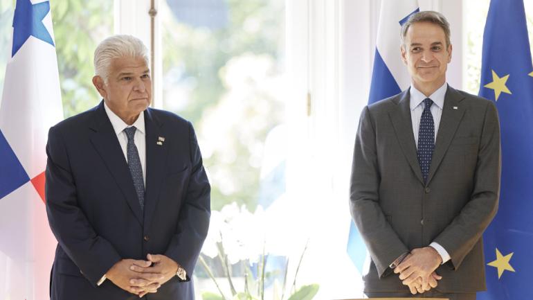 Συνάντηση Μητσοτάκη - Μουλίνο: Νέες συμφωνίες συνεργασίας Ελλάδας – Παναμά υπεγράφησαν στο Μέγαρο Μαξίμου