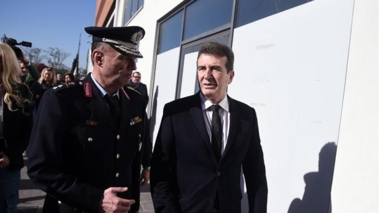Στο αστυνομικό μέγαρο Θεσσαλονίκης ο Μιχάλης Χρυσοχοΐδης
