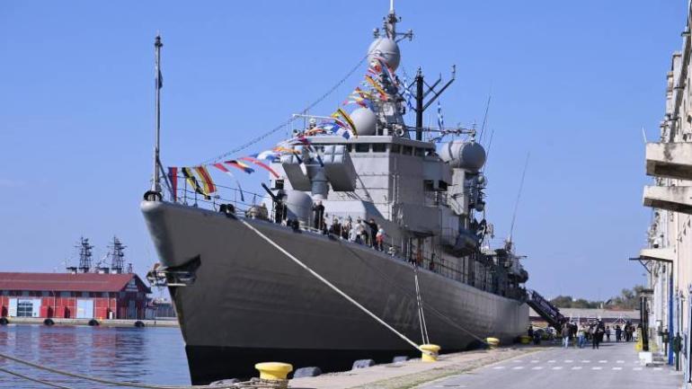 Λιμάνι Θεσσαλονίκης: Επισκέψιμη και σήμερα για το κοινό η φρεγάτα «Νικηφόρος Φωκάς»