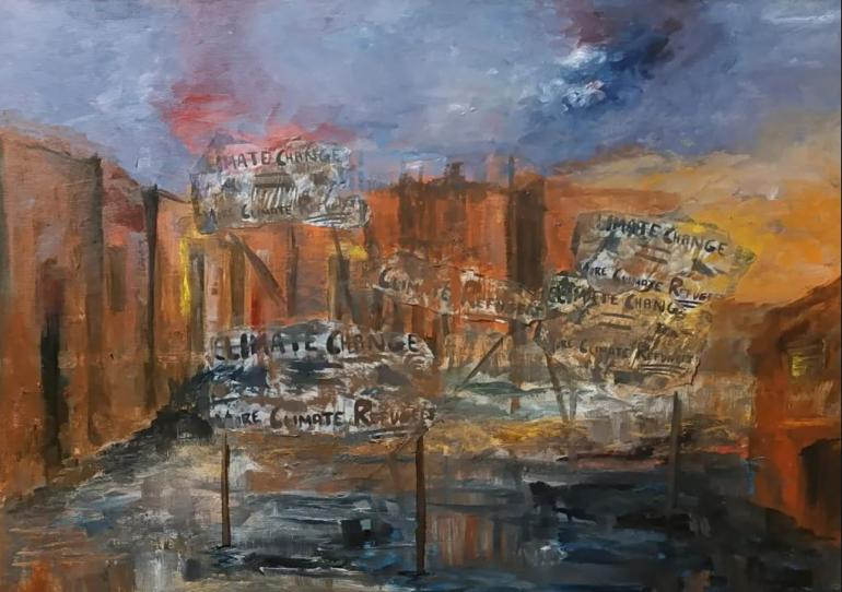 Η Θεσσαλονικιά ζωγράφος Σμαρώ Τζενανίδου εκθέτει στο Μ. Κακογιάννης