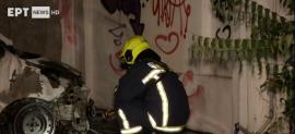 Θεσσαλονίκη: Πυρκαγιά σε ΙΧ σε πυλωτή πολυκατοικίας στην Καλαμαριά