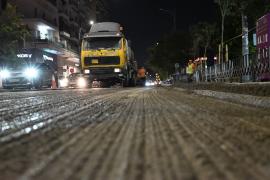 Συνεχίζονται οι νυχτερινές ασφαλτοστρώσεις στην Εσωτερική Περιφερειακή