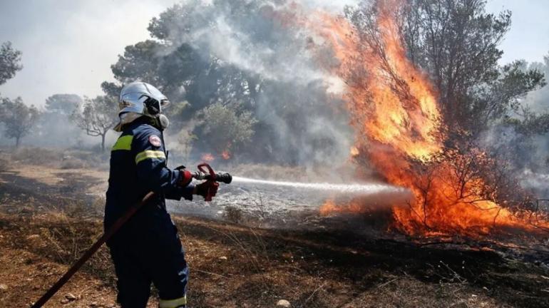 Ο χάρτης πρόβλεψης κινδύνου πυρκαγιάς για σήμερα, 7 Ιουλίου