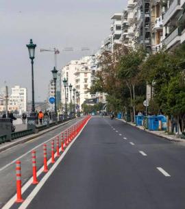 Καταργείται ο ποδηλατόδρομος στη Νίκης – Λειτουργεί χωρίς άδεια, λέει ο Δήμος