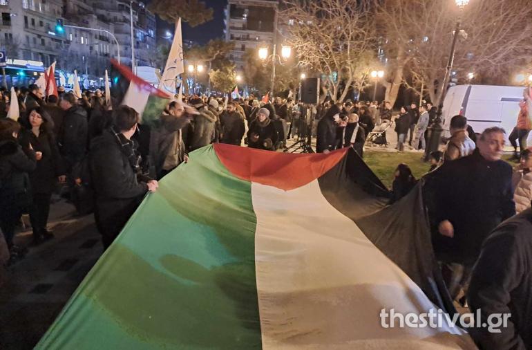 Θεσσαλονίκη: Συγκέντρωση αλληλεγγύης στην Παλαιστίνη σήμερα στο κέντρο